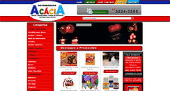 Desktop Screenshot of distribuidoraacacia.com.br